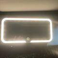 Espejo Led para Parasol de Carro | Luz Touch para Maquillaje y Selfie