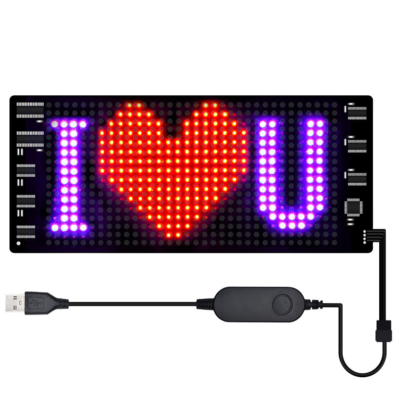 Letrero Led Programable para Carro